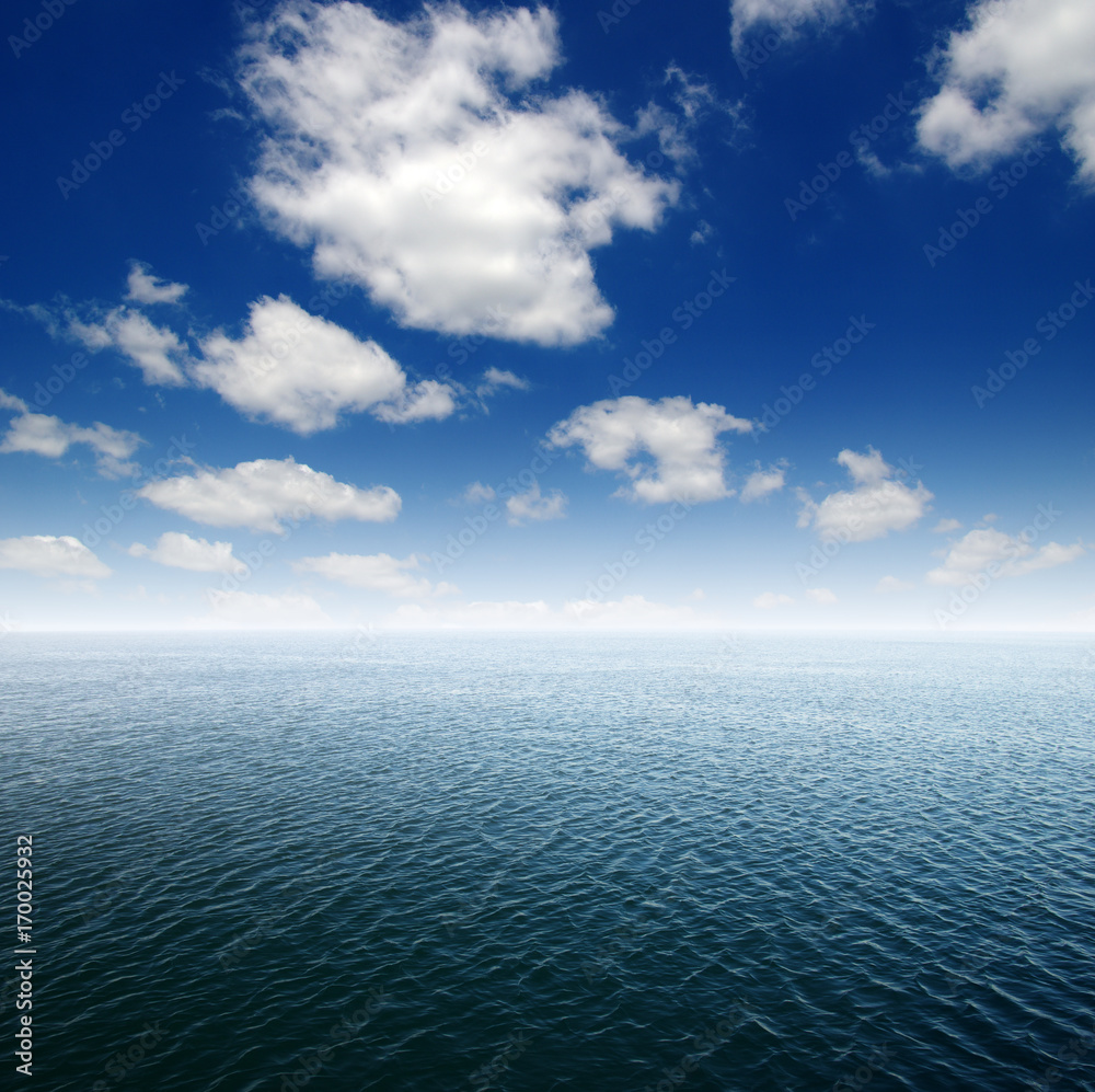 Obraz premium Blue sea water surface