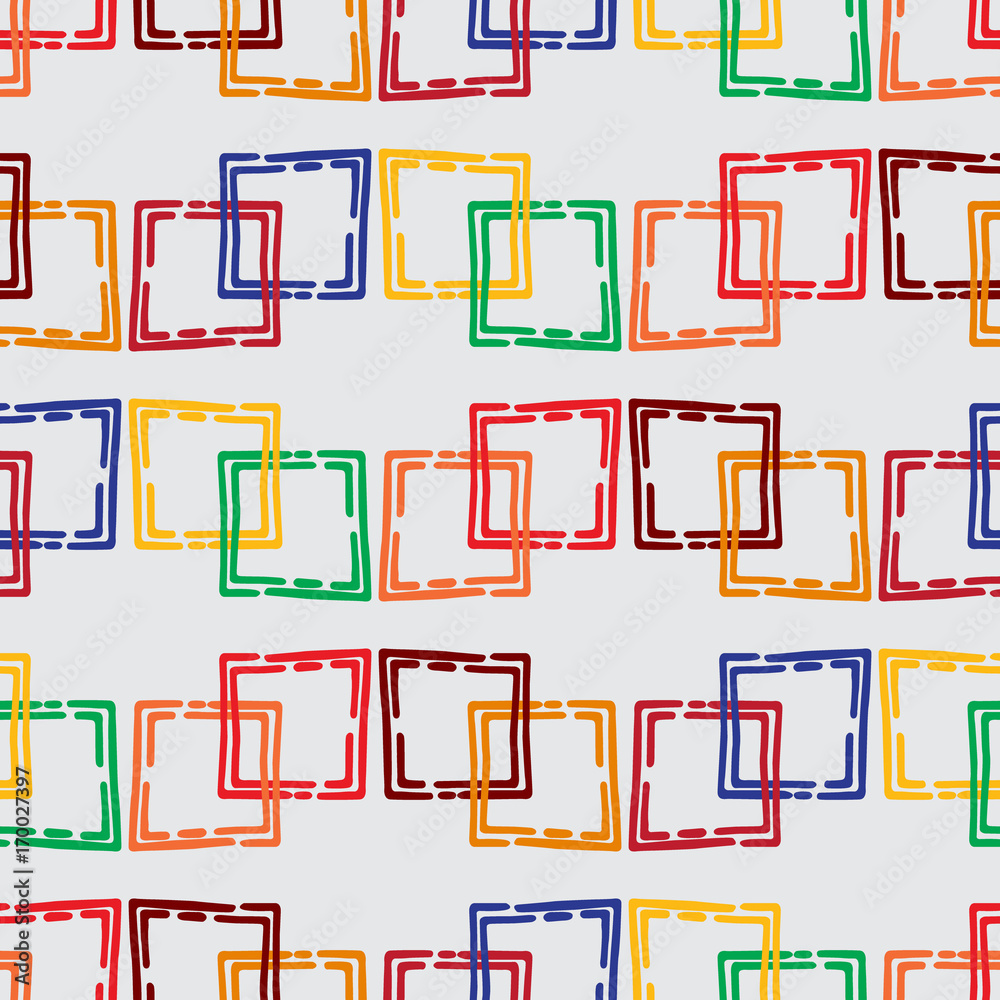 Seamless pattern with unusual geometric shapes Seamless pattern with unusual geometric shapes
