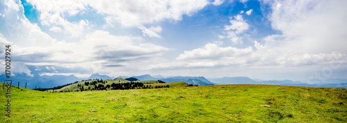 Panorama dans le Parc naturel régional du massif des Bauges