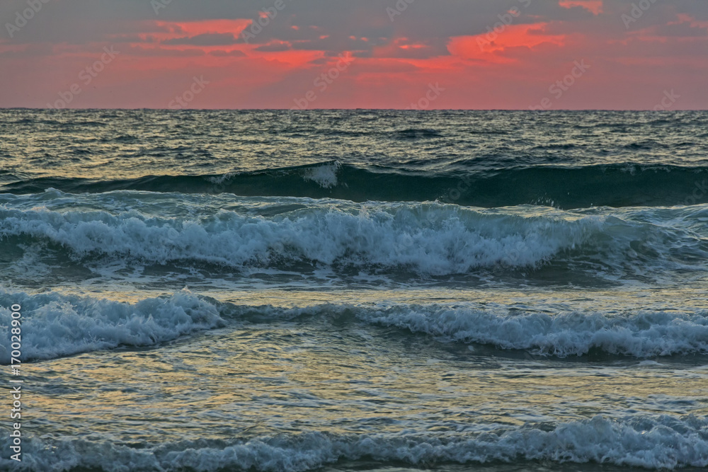 Sunset on the Mediterranean Sea. Sunset on the Mediterranean Sea.