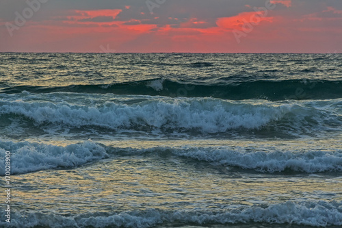 Sunset on the Mediterranean Sea. © rmoshe
