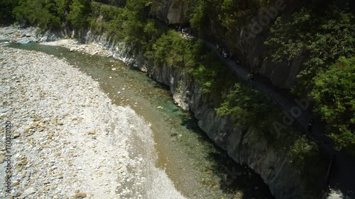 The Sakadang Trail used to be called “Mystery Valley” by the Japanese. It's located in Taroko National Park, Hualien, Taiwan photo