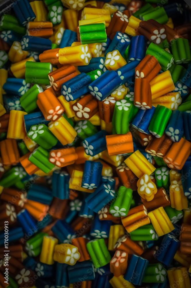 Colored candies