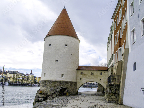 Universitätsstadt Passau, Stadtansicht, Deutschland, Süddeutsc photo