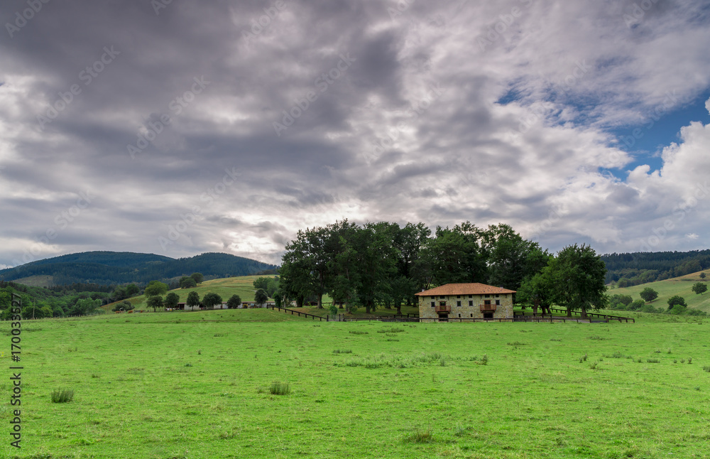 Obraz premium Tradicional caserio vasco, Biscay