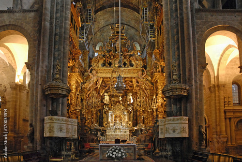 Statue des Hl.Jakobus in der Kathedrale, Santiago de Compostela