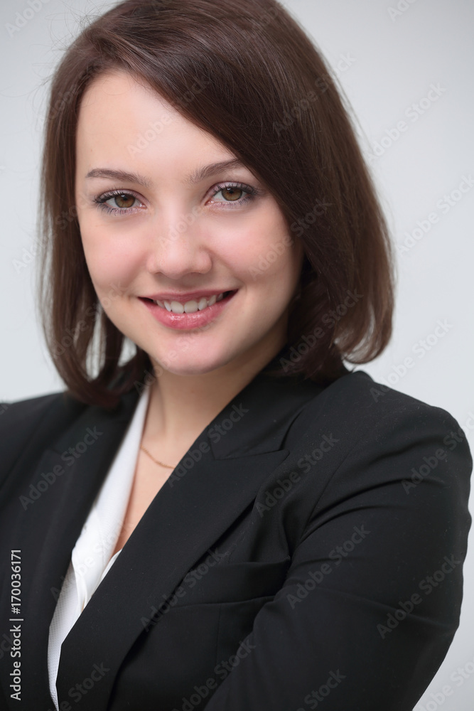 closeup.young confident business woman closeup.young confident business woman