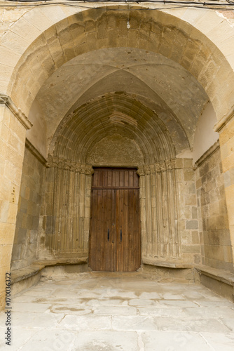 The town of Gallipienzo de Navarra in Spain