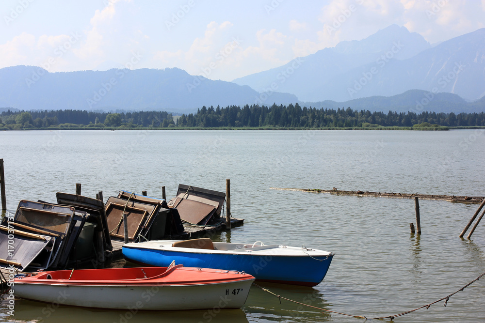 Boat in a german Lake
