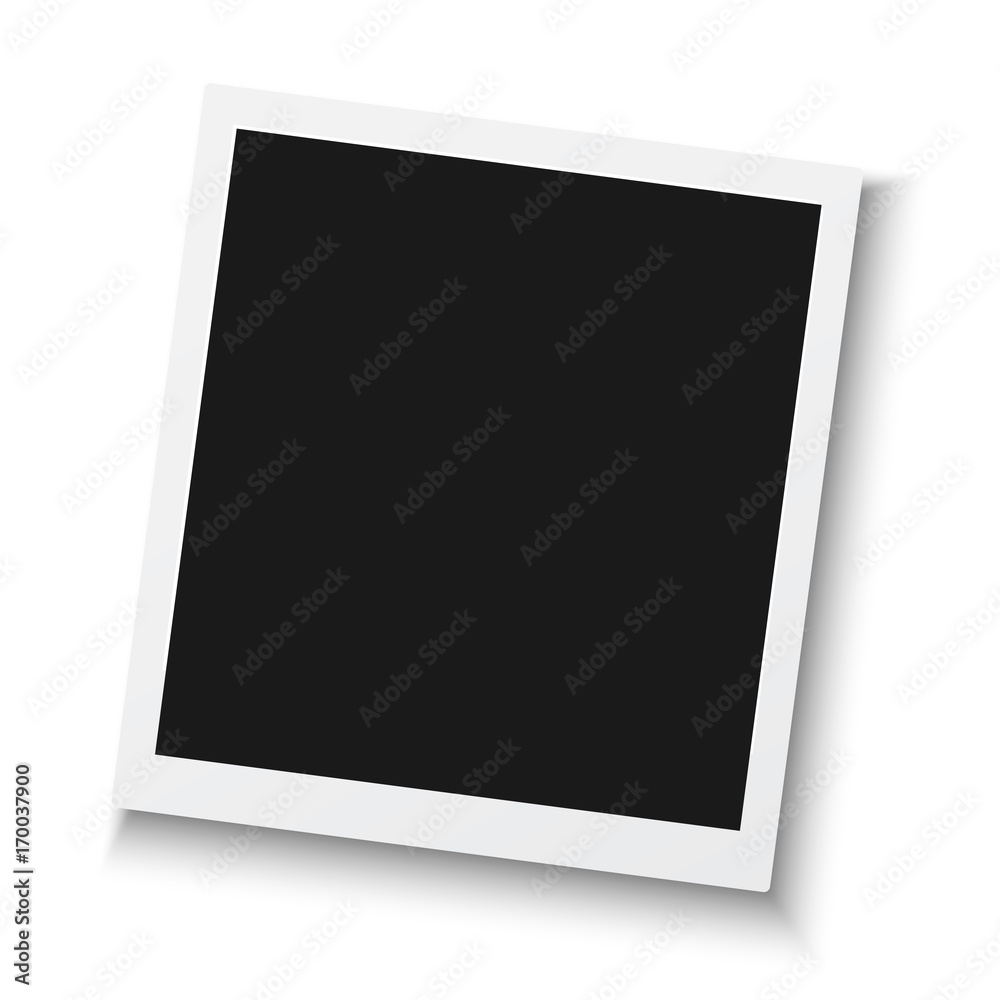 Illustration of Vector Photo Frame Mockup Isolated on a White Background Illustration of Vector Photo Frame Mockup Isolated on a White Background