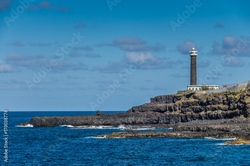 Lighthouse in La Palma coast