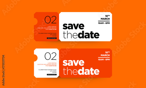 Save The Date Minimalist Modern Invitation Design