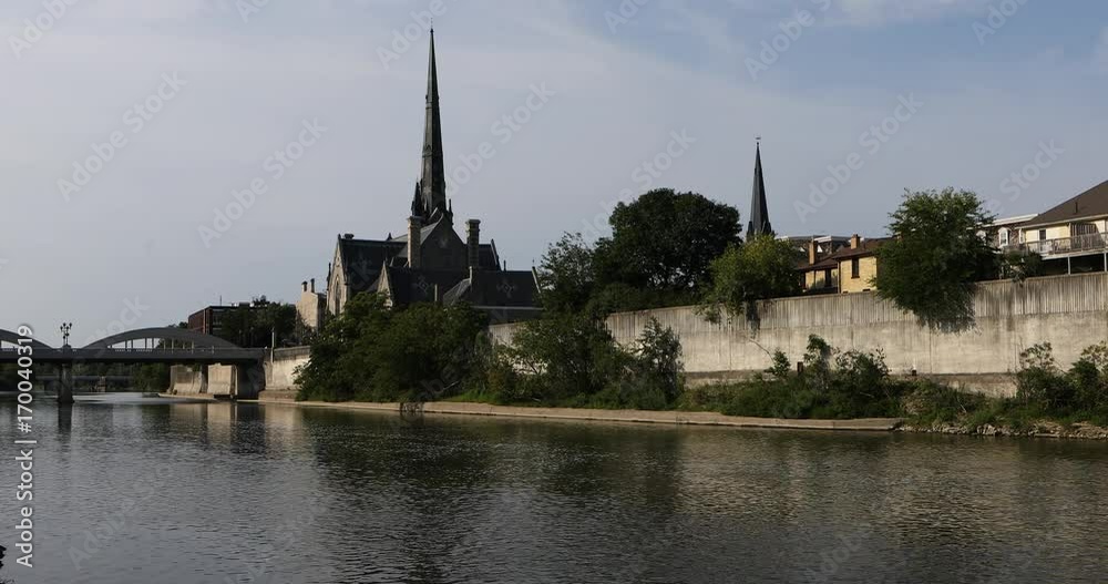 Quiet morning by the Grand River in Cambridge 4K Quiet morning by the Grand River in Cambridge 4K