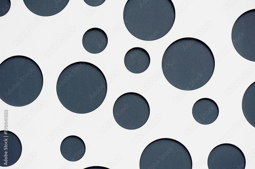 texture gray circles on a white background made of metal. Design, neutral colors texture gray circles on a white background made of metal. Design, neutral colors