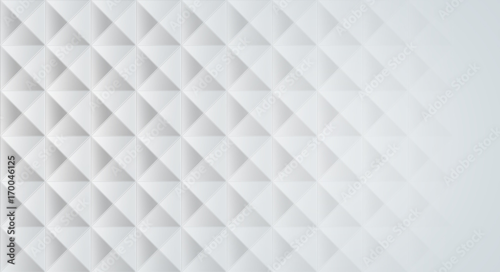 geometric white texture on a white background.