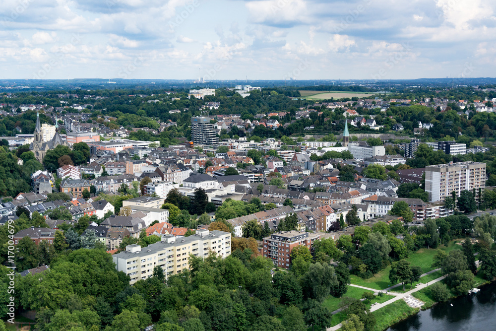 Luftbild Kleinstadt Essen Steele an der Ruhr
