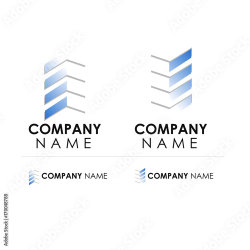 Logo corporacion, logo empresa construccion e ingenieria