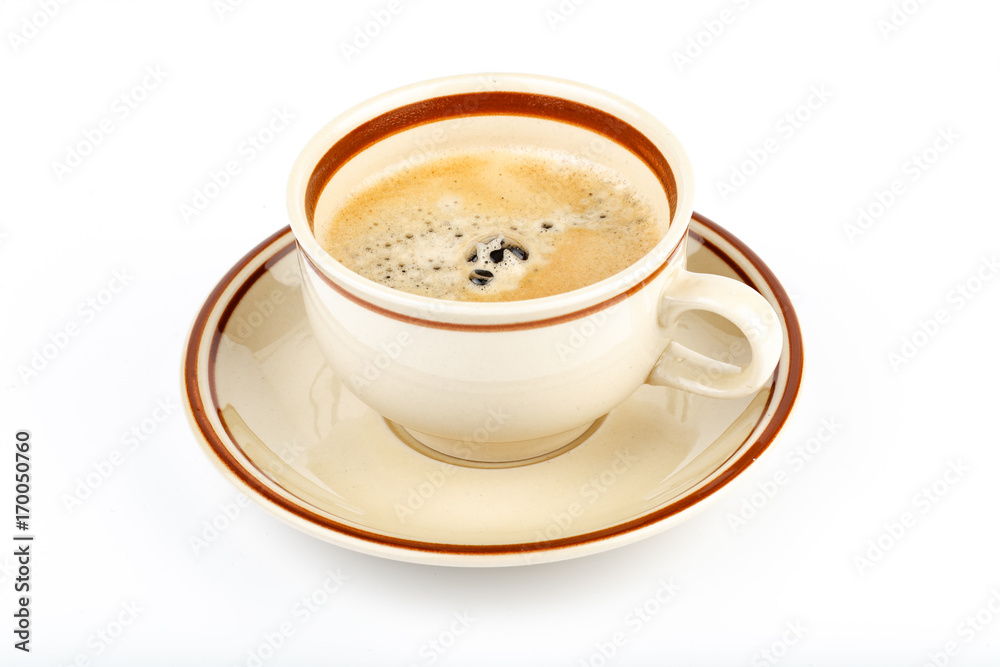 cup of coffee isolated