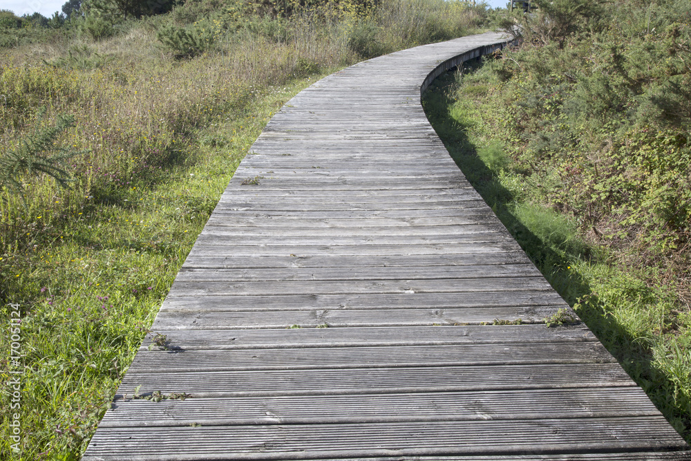 Footpath at Valdovino Beach, Galicia