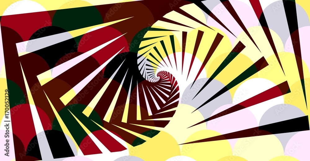 Fototapeta premium simple but complex color block, geometric pattern style background