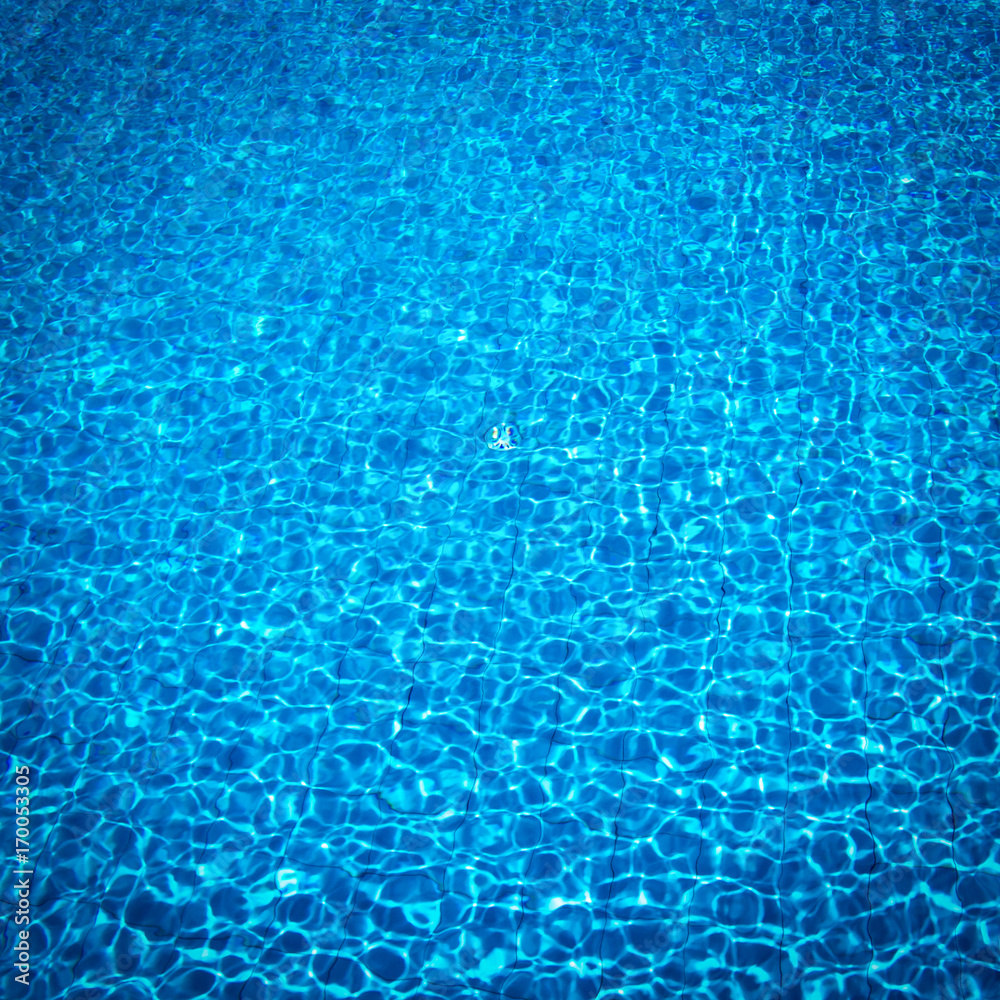 Abstract water in the pool background texture