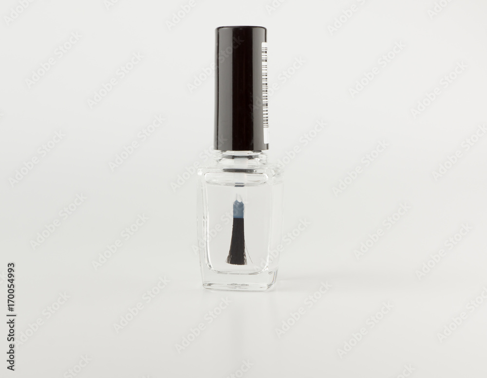 Bottle with nail polish isolated Bottle with nail polish isolated