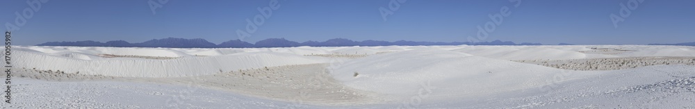 Panoramic of White Sands area in New Mexico. 10 pictures were used to make tis large panoramic image
Panoramic of White Sands area in New Mexico. 10 pictures were used to make tis large panoramic image