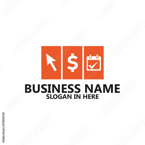 Online Business Logo Template Design