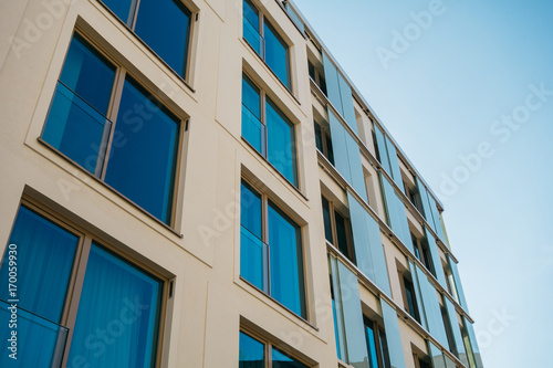 modern office or apartment facade