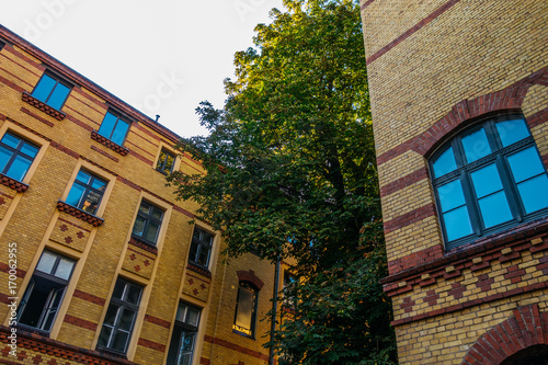 brick industrial buildings at germany