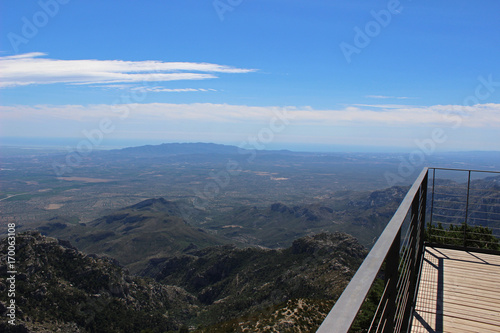 Mirador del parque natural de Els Ports, Tortosa (Cataluña)