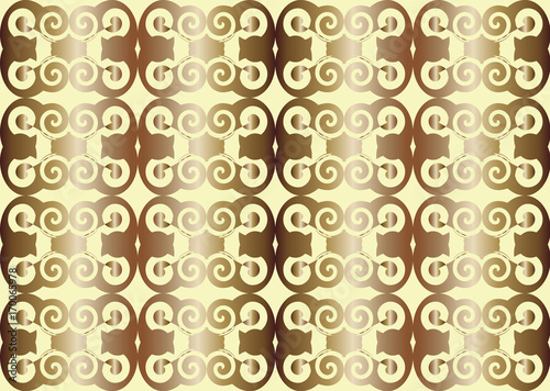 vector abstract, repeating pattern on light yellow background