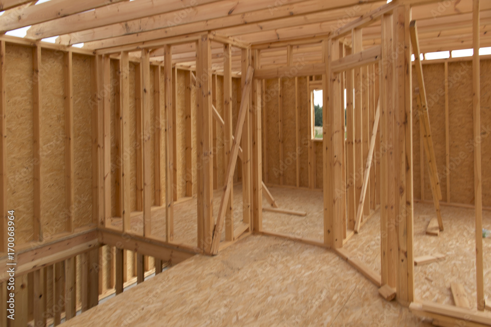 Building a house in skeleton technology Building a house in skeleton technology