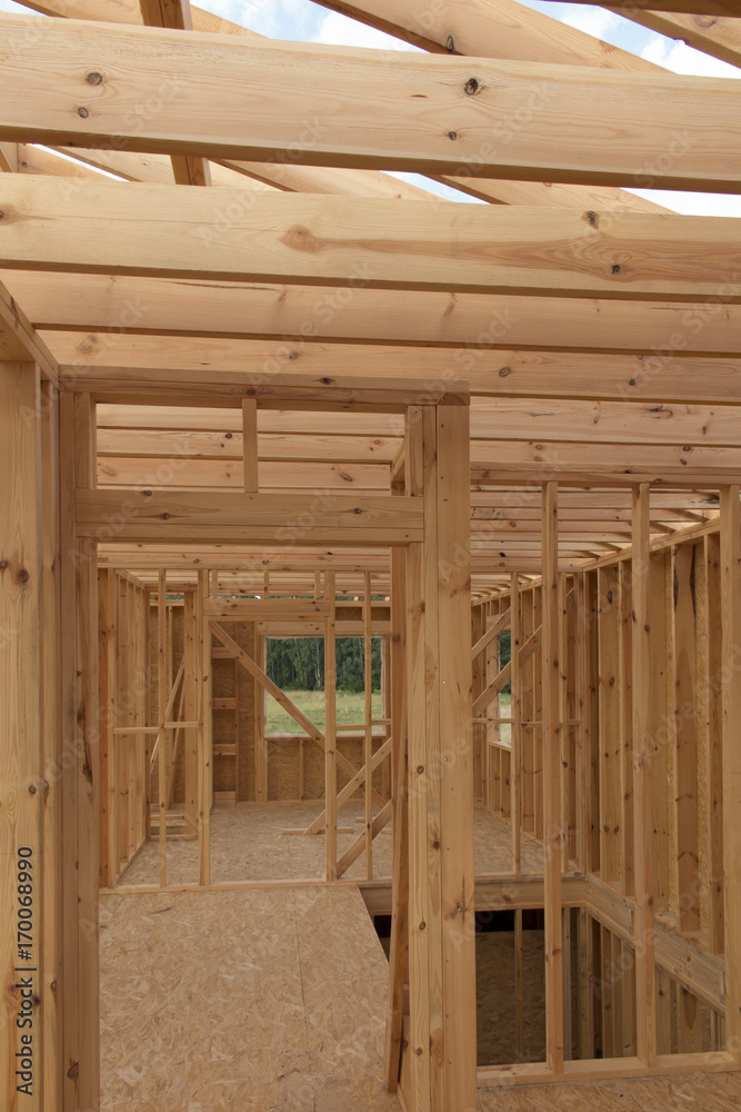 Building a house in skeleton technology Building a house in skeleton technology