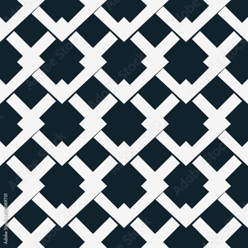 Seamless vector pattern with white rhombuses