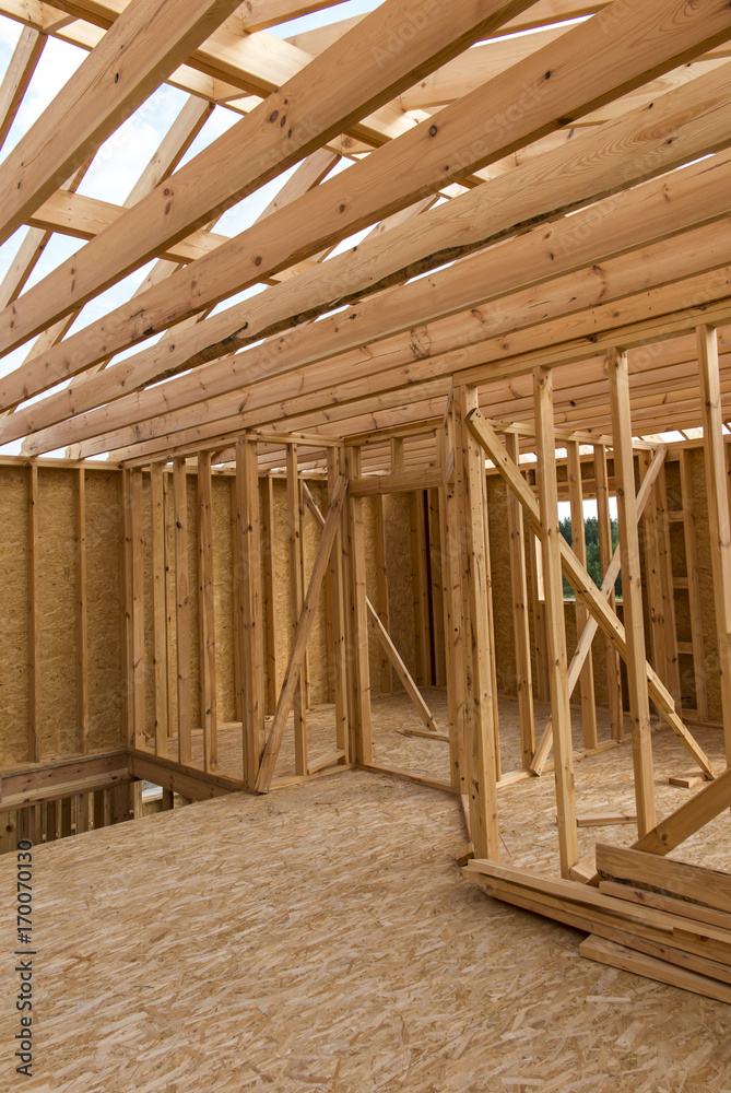 Building a house in skeleton technology Building a house in skeleton technology