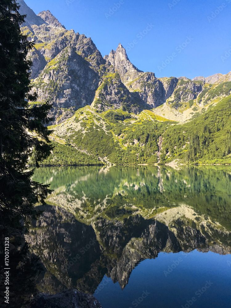 Mnich, widok ze szlaku na Rysy