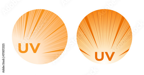 uv and ultraviolet icon vector