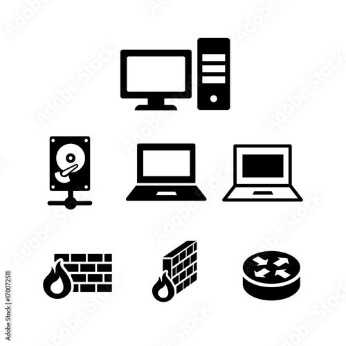 Computer icon set
