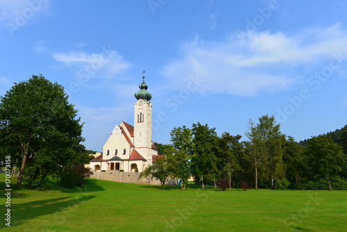 Katholische Marienkirche im Staatsbad Br  ckenau  Bayern