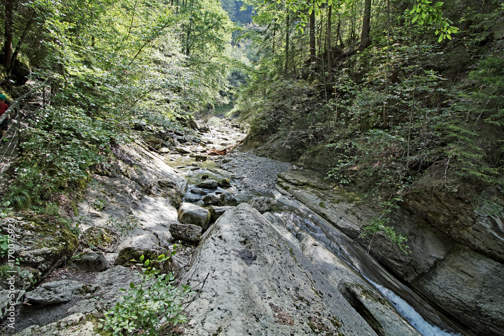 Die Starzlachklamm bei Burgberg und Sonthofen im Allgäu Die Starzlachklamm bei Burgberg und Sonthofen im Allgäu
