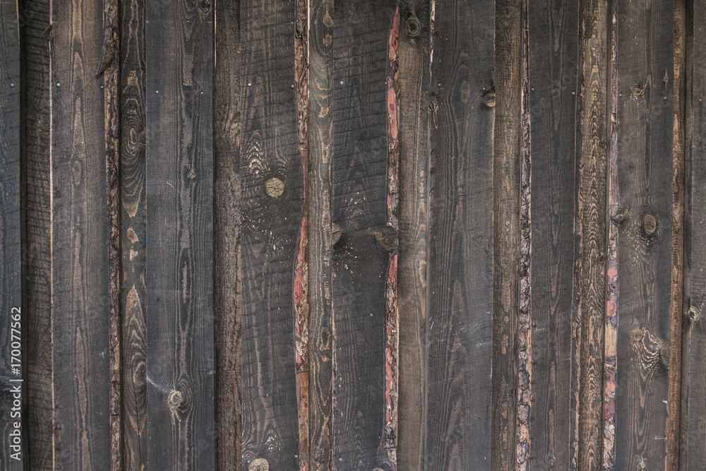 Fototapeta premium Countryside aged old farm barn wall closeup