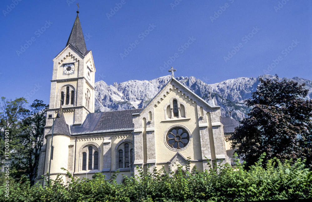 Kirche, Österreich, Oberösterreich, Dachsteinregion, Ramsau