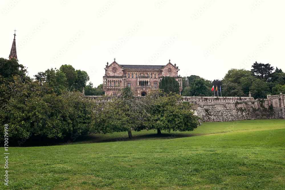 Palacio de Sobrellano en Comillas, Cantabria, España