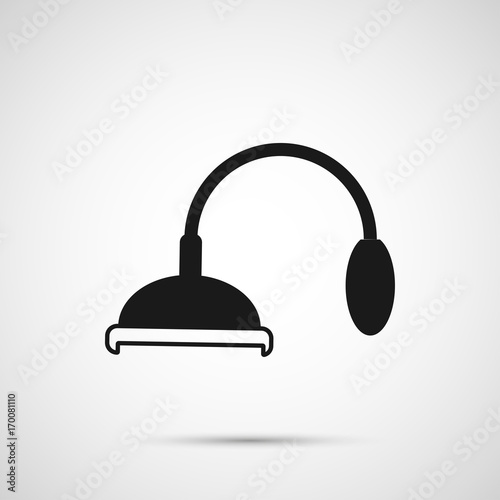 Vector clitoral and vagina pump icon