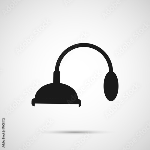 Vector clitoral and vagina pump icon