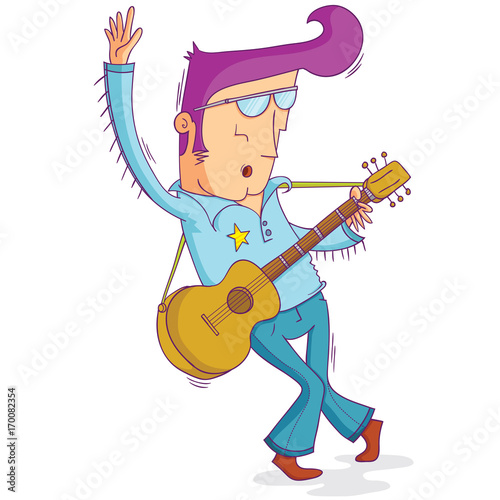 musician in old fashion