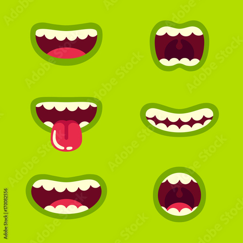 Monster mouth set