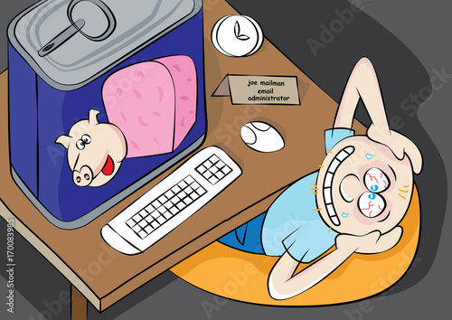 funny junk email cartoon