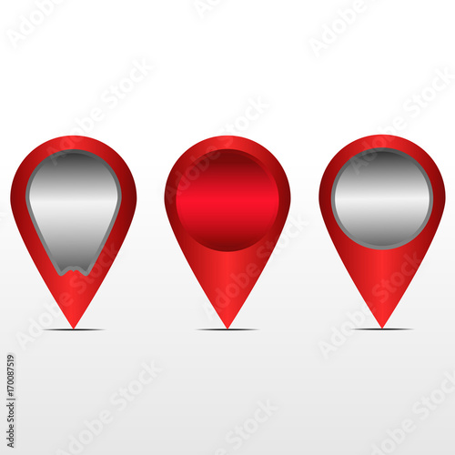 Flat colored Map pointer icon. Vector illustration design. Free Download Flat colored Map pointer icon. Vector illustration design. - GFXLoad